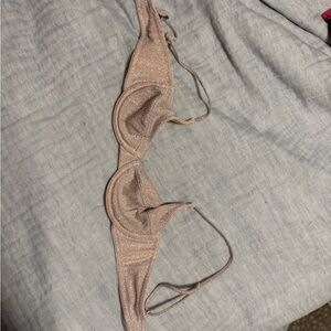 Triangle Lina blush bikini top